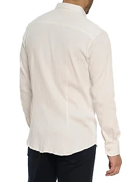 Hammond Cotton-Blend Button-Front Shirt