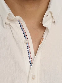Hammond Cotton-Blend Button-Front Shirt