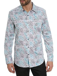 Hendriks Abstract Cotton-Blend Shirt