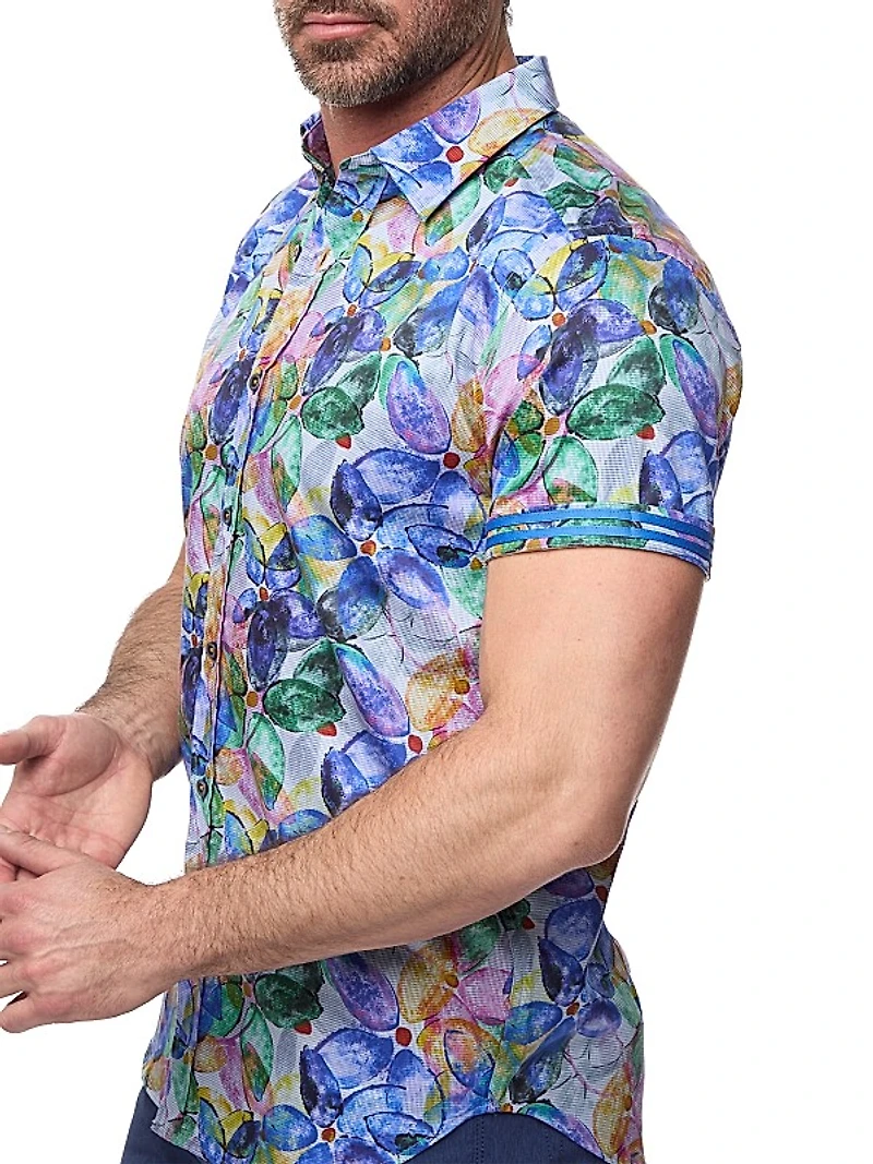 Gordon Short-Sleeve Button-Front Shirt