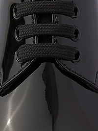 Women's Monolith Patent Leather Lace-Up Shoes