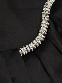 Lily Satin & Crystal Top