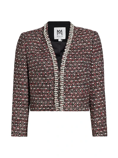 Amaya Tweed Crystal-Trim Jacket