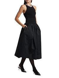 Bella Jeweled Knit Cropped Top