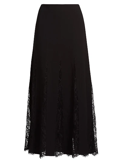 Mira Lace A-Line Maxi Skirt