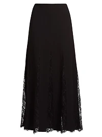 Mira Lace A-Line Maxi Skirt