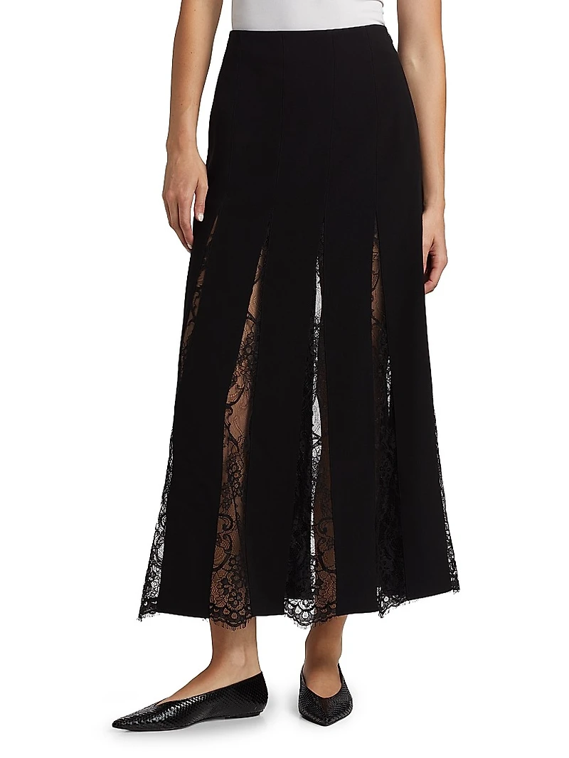 Mira Lace A-Line Maxi Skirt