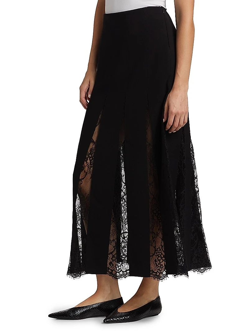 Mira Lace A-Line Maxi Skirt