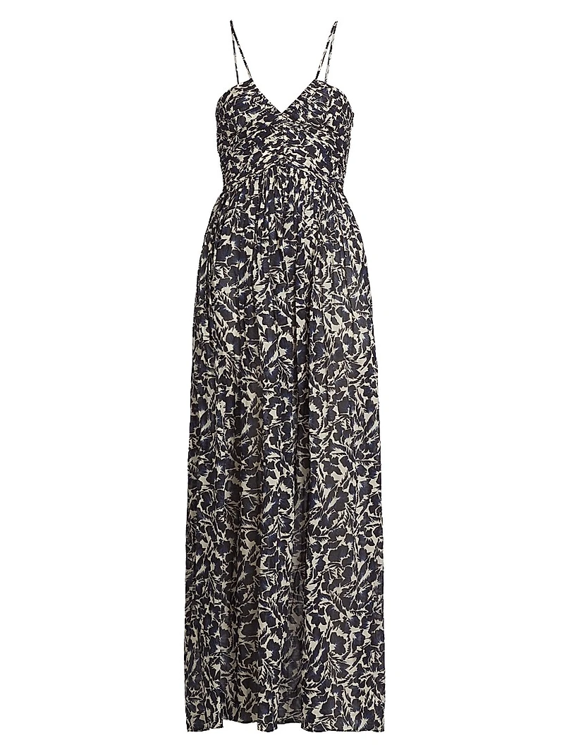 Romy Floral Halter Maxi Dress