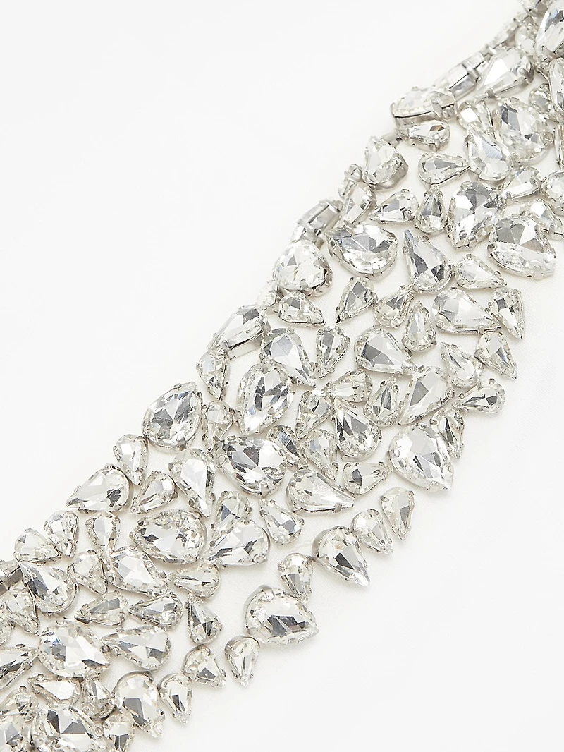 Elsie Embellished Strapless Minidress