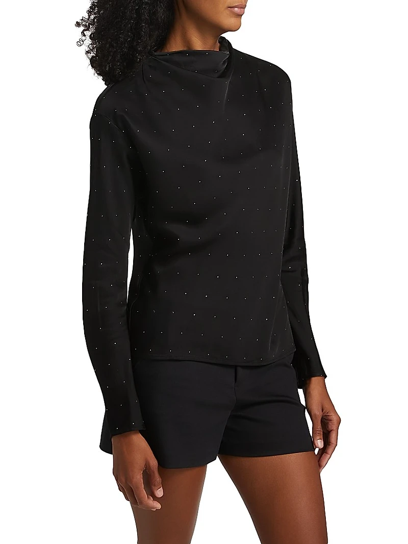 Georgie Hotfix Crystal Top