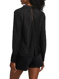 Georgie Hotfix Crystal Top