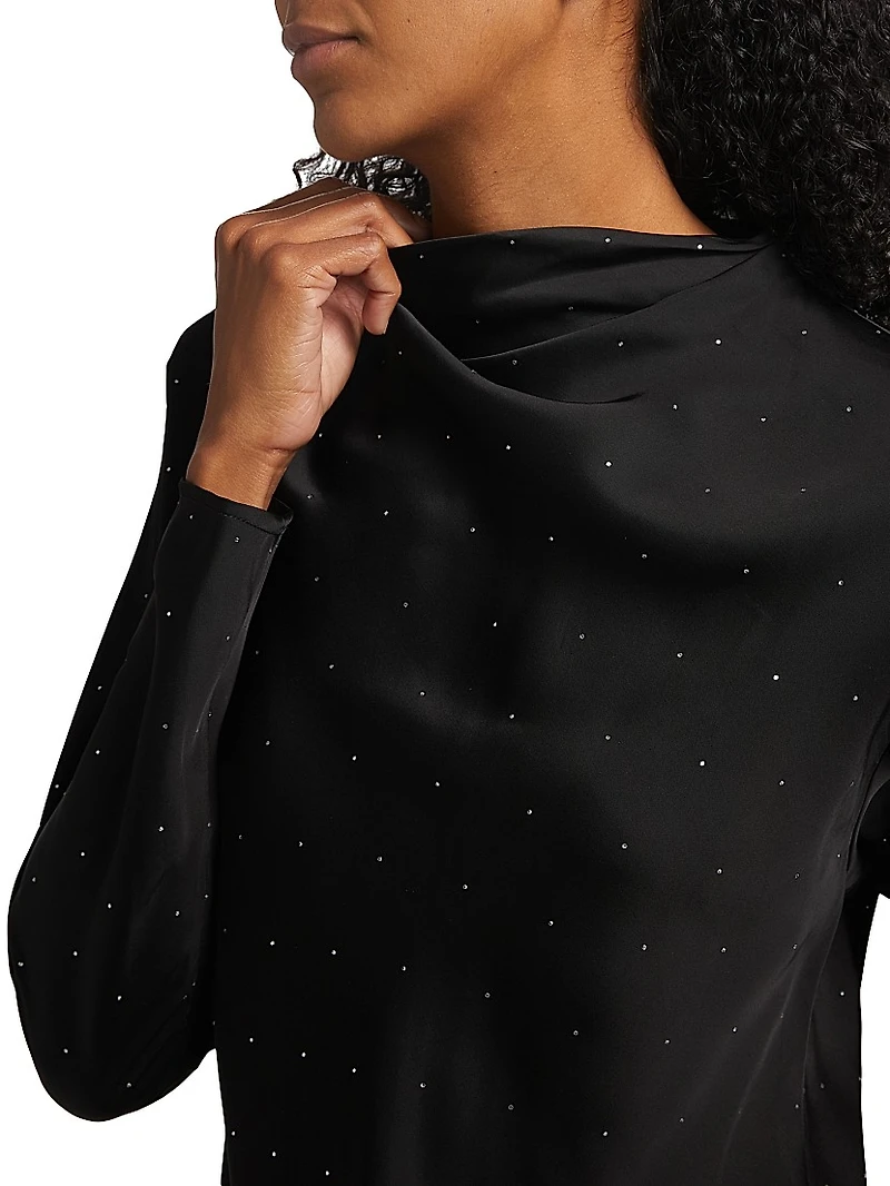 Georgie Hotfix Crystal Top