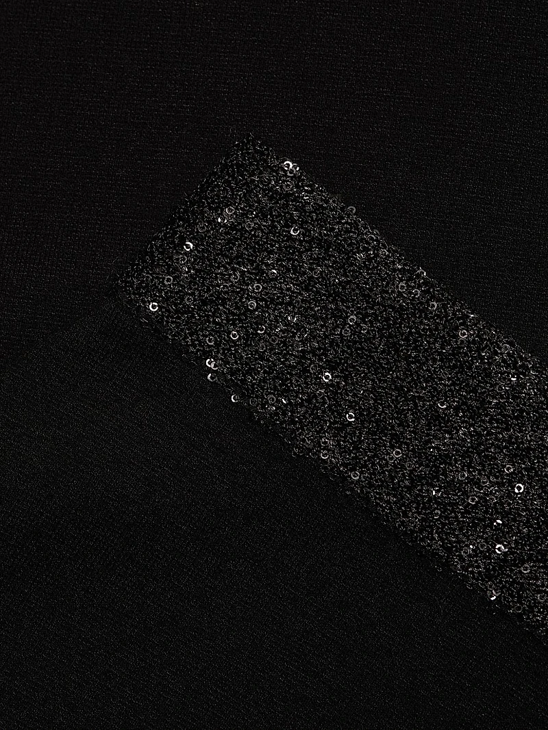 Jane Contrast-Waist Pencil Skirt