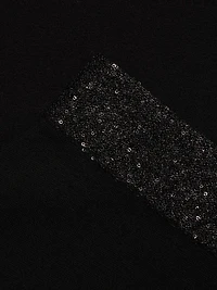 Jane Contrast-Waist Pencil Skirt