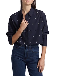 Mackie Embellished Poplin Shirt