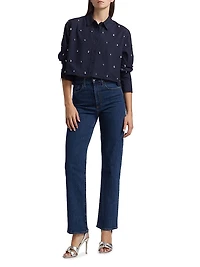 Mackie Embellished Poplin Shirt