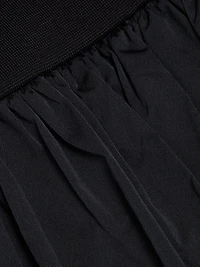 Jackie Elasticized-Waist Midi-Skirt