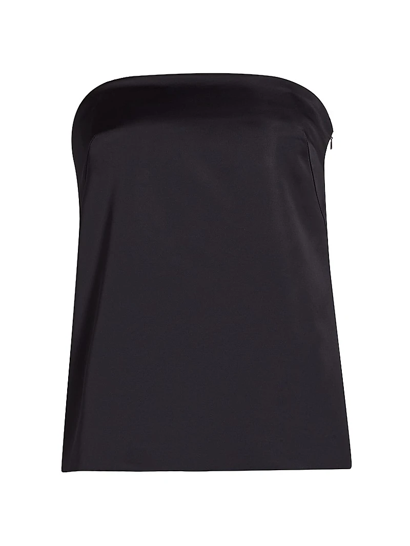 Ani Satin Strapless Top
