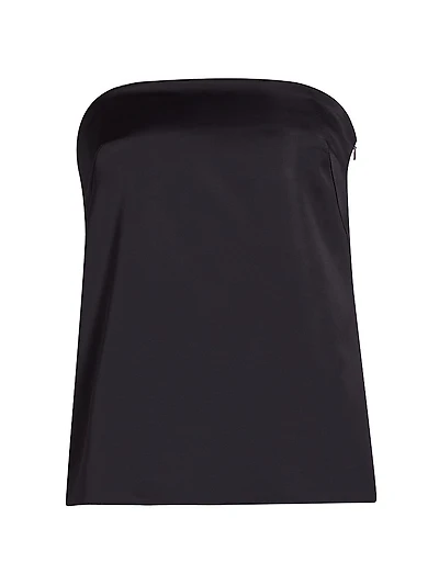 Ani Satin Strapless Top