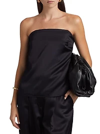 Ani Satin Strapless Top