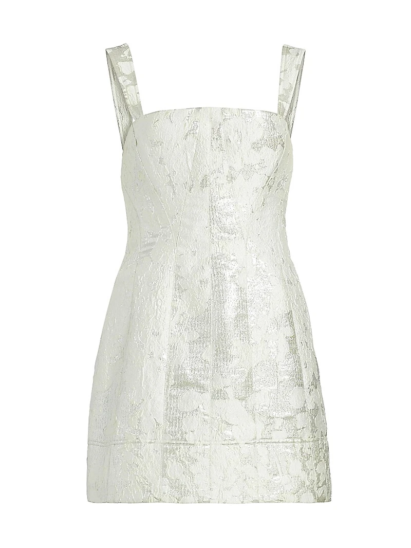 Lydia Metallic Sleeveless Minidress