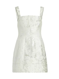 Lydia Metallic Sleeveless Minidress