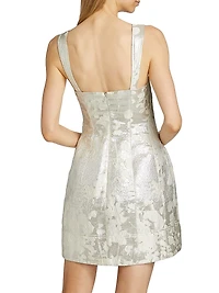 Lydia Metallic Sleeveless Minidress