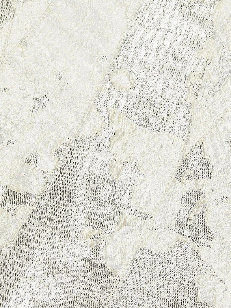 Lydia Metallic Sleeveless Minidress