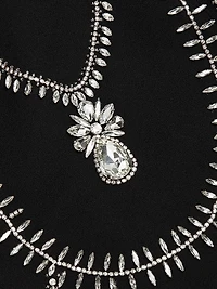 Arta Embellished Strapless Minidress