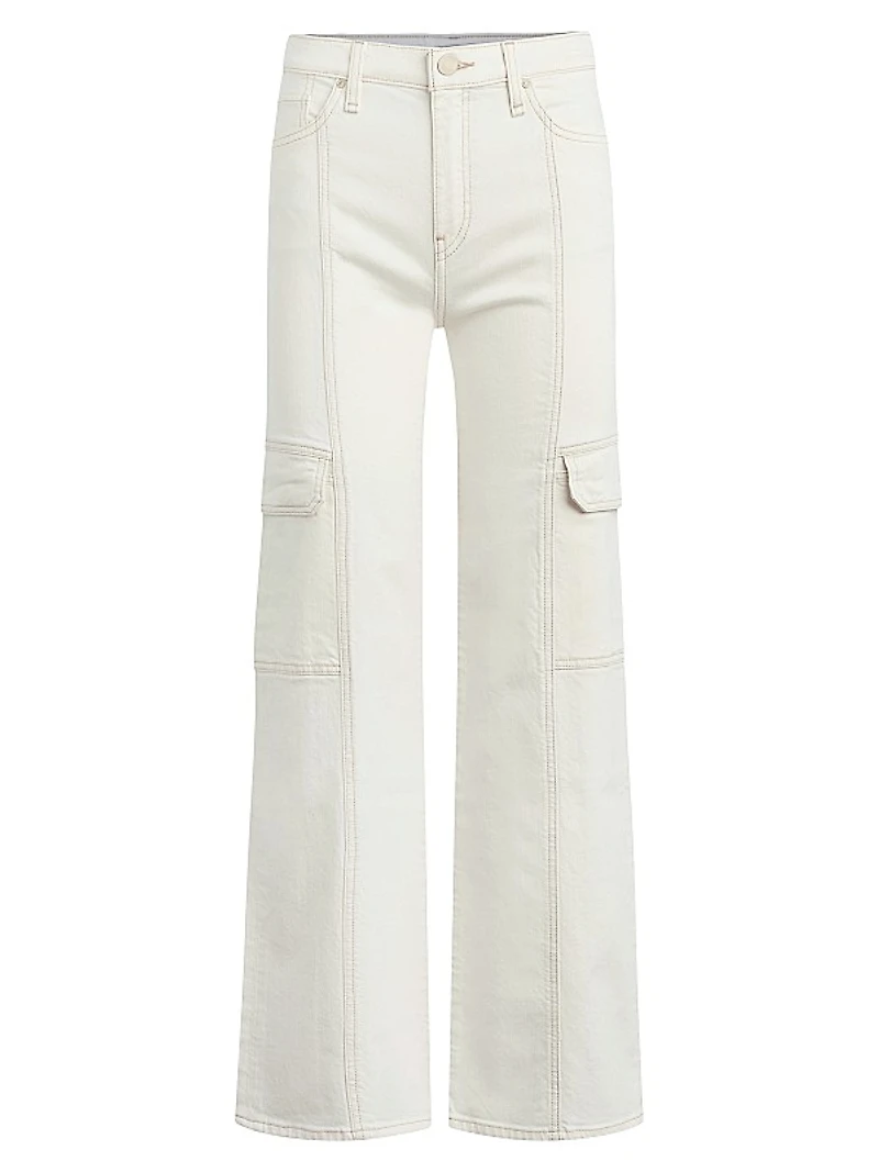 Rosie High-Rise Cargo-Style Jeans