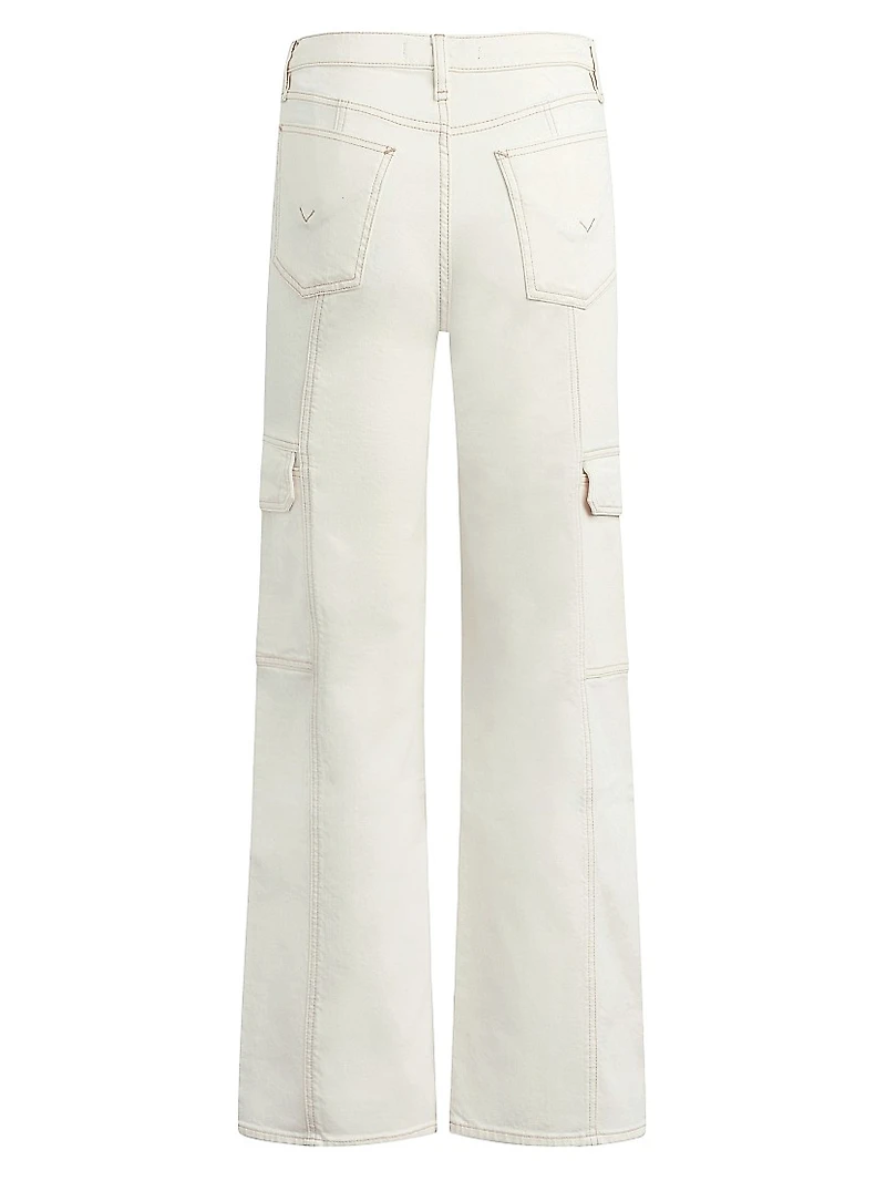 Rosie High-Rise Cargo-Style Jeans
