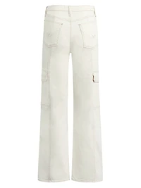 Rosie High-Rise Cargo-Style Jeans