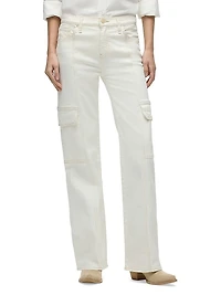 Rosie High-Rise Cargo-Style Jeans