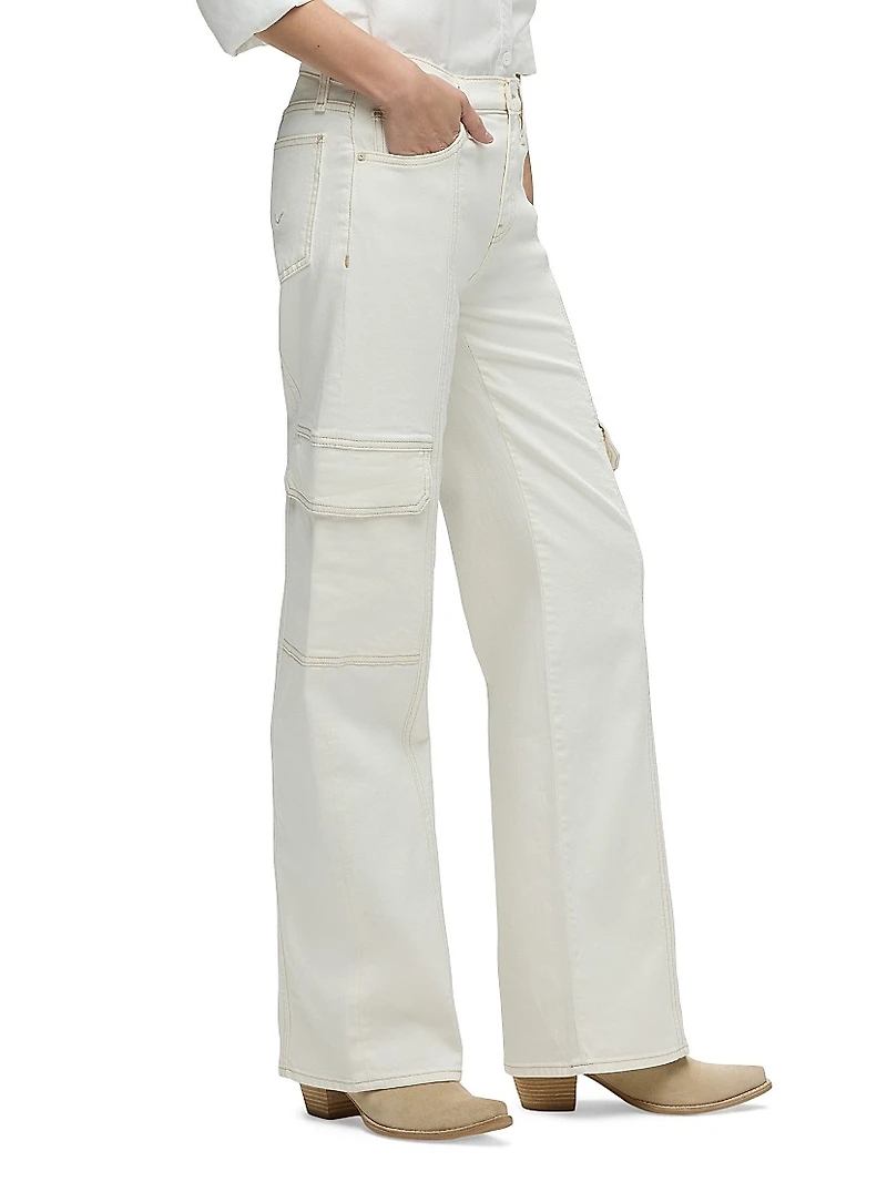Rosie High-Rise Cargo-Style Jeans