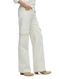 Rosie High-Rise Cargo-Style Jeans