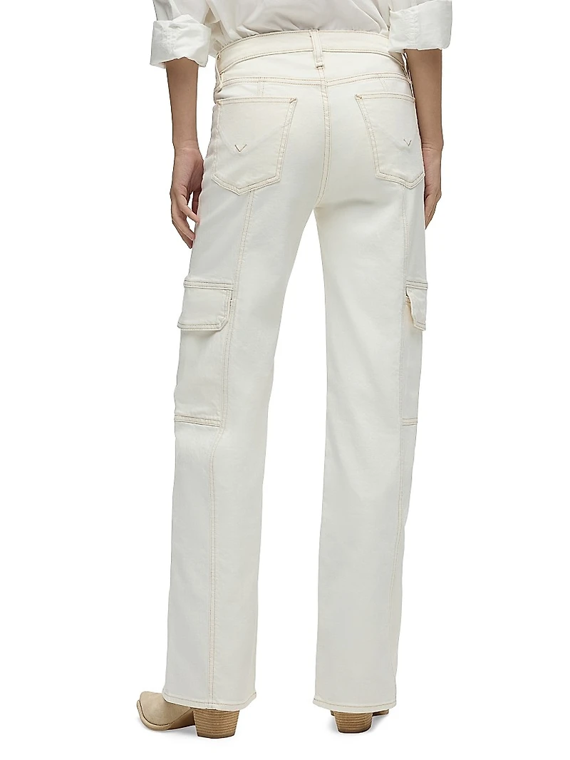Rosie High-Rise Cargo-Style Jeans