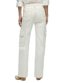 Rosie High-Rise Cargo-Style Jeans
