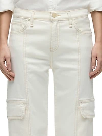 Rosie High-Rise Cargo-Style Jeans