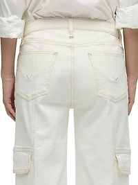 Rosie High-Rise Cargo-Style Jeans