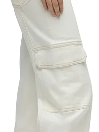 Rosie High-Rise Cargo-Style Jeans