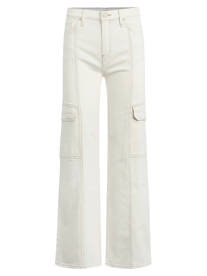 Rosie High-Rise Cargo-Style Jeans