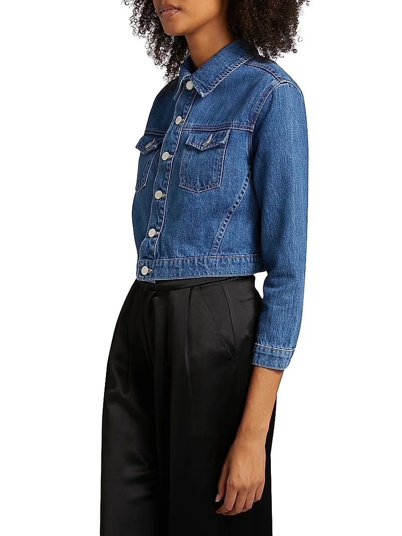 Koda Crop Denim Jacket