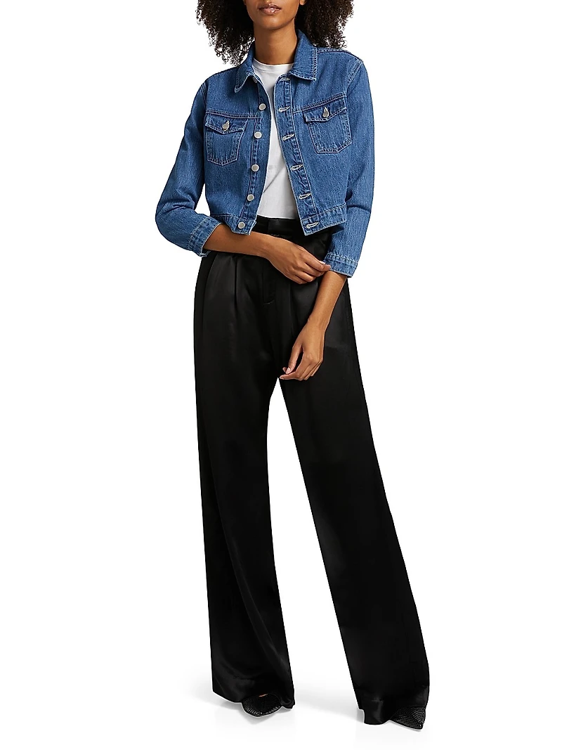 Koda Crop Denim Jacket