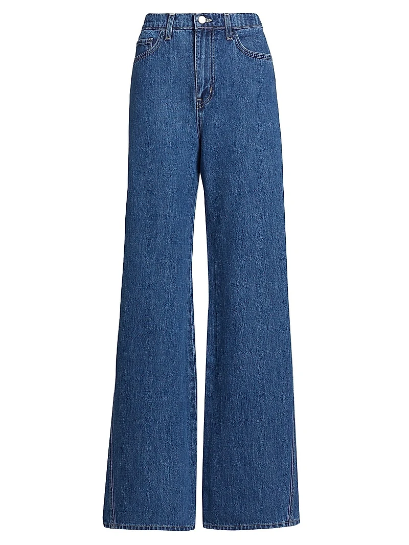 Beau High-Rise Wide-Leg Jeans