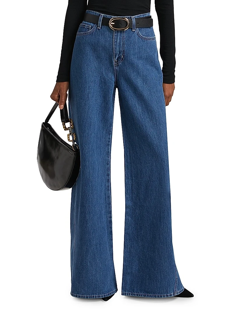 Beau High-Rise Wide-Leg Jeans