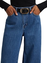 Beau High-Rise Wide-Leg Jeans