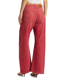 Frederic Mid-Rise Barrel-Leg Jeans