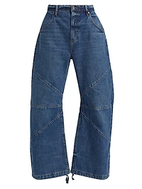 Freddy Denim Cropped Barrel Jeans