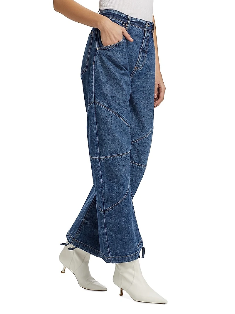 Freddy Denim Cropped Barrel Jeans